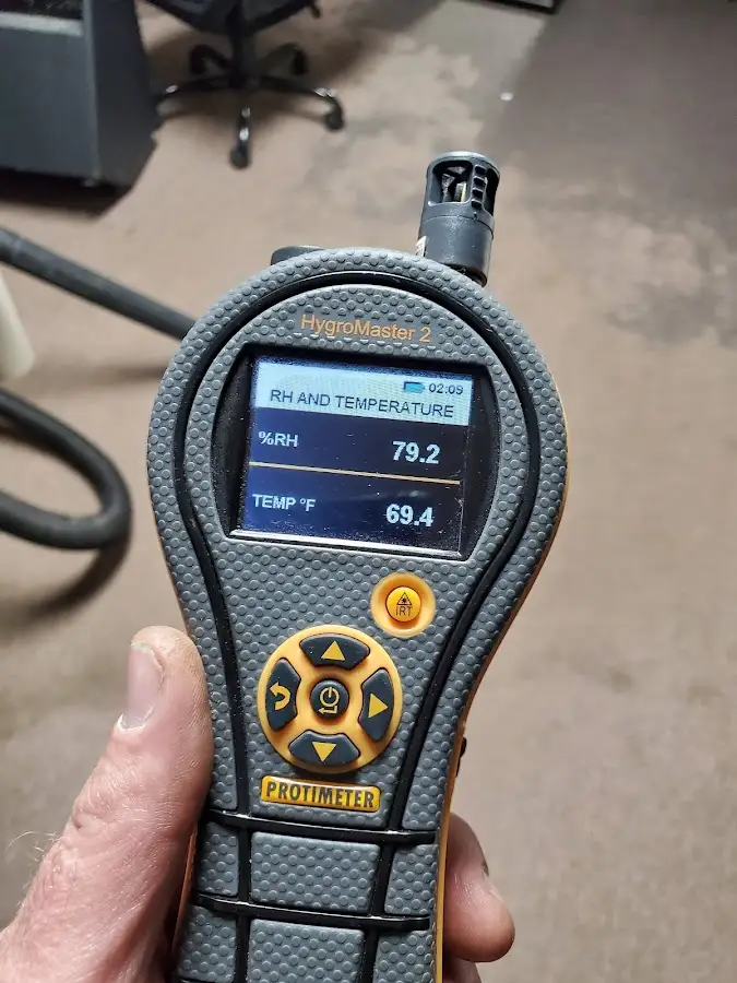 Moisture meter humidity assessment for Mold Remediation & Removal in Lanham